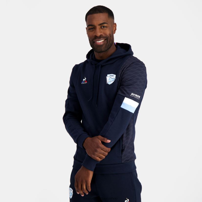 ropa hombres Le Coq Sportif sudadera con capucha azul VR62VR29 - Le Coq shoes sales