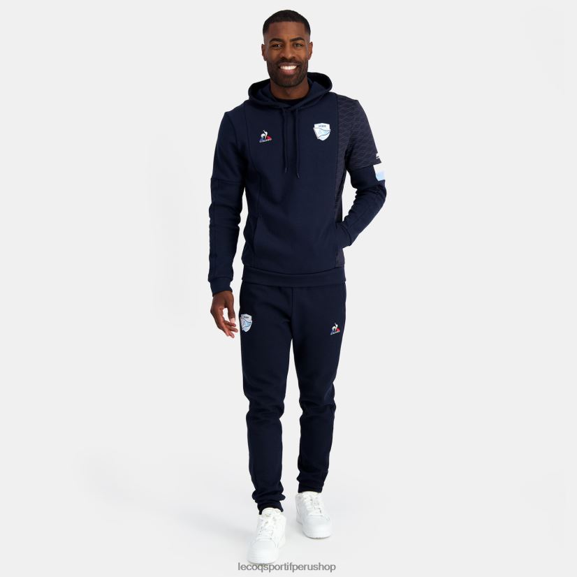 ropa hombres Le Coq Sportif sudadera con capucha azul VR62VR29 - Le Coq shoes sales