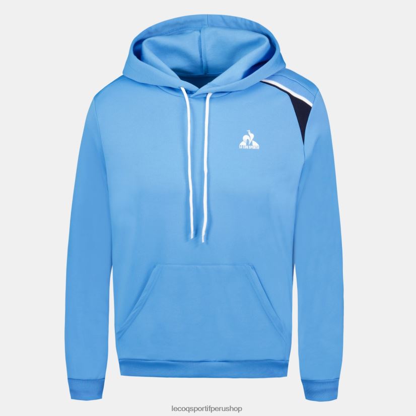 ropa hombres Le Coq Sportif sudadera con capucha azul VR62VR36 - Le Coq carta