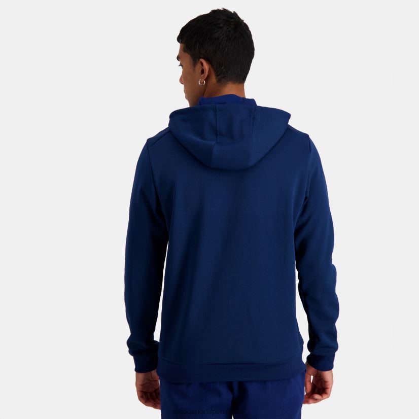 ropa hombres Le Coq Sportif sudadera con capucha azul VR62VR37 - polos Le Coq sportif Peru