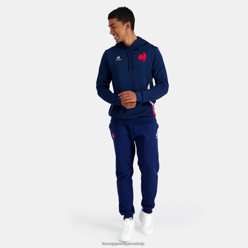 ropa hombres Le Coq Sportif sudadera con capucha azul VR62VR37 - polos Le Coq sportif Peru