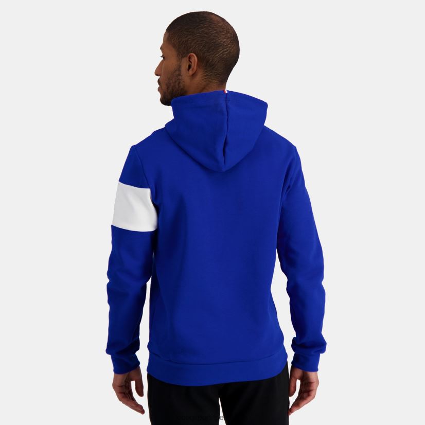 ropa hombres Le Coq Sportif sudadera con capucha azul VR62VR6 - Le Coq carta