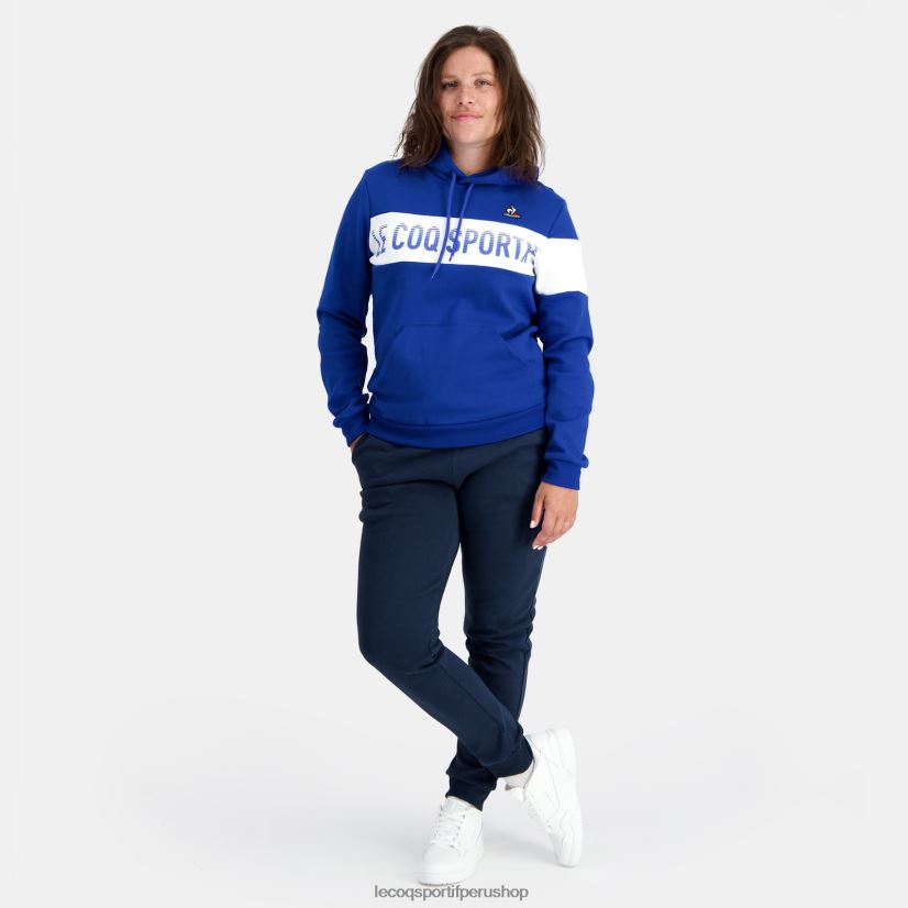ropa hombres Le Coq Sportif sudadera con capucha azul VR62VR6 - Le Coq carta