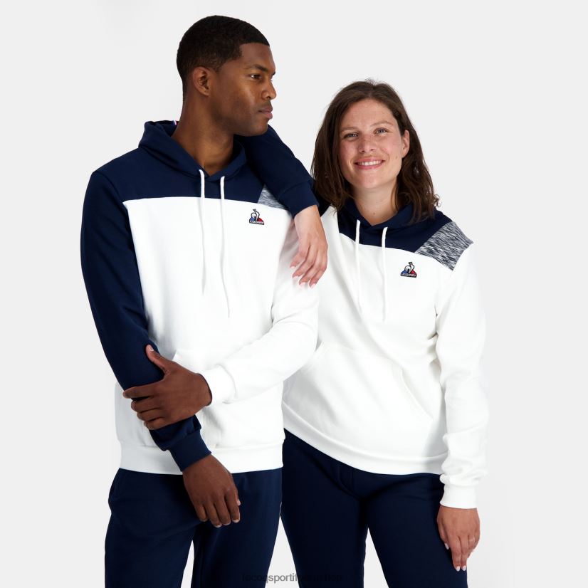 ropa hombres Le Coq Sportif sudadera con capucha blanca VR62VR20 - Le Coq sportif Peru online
