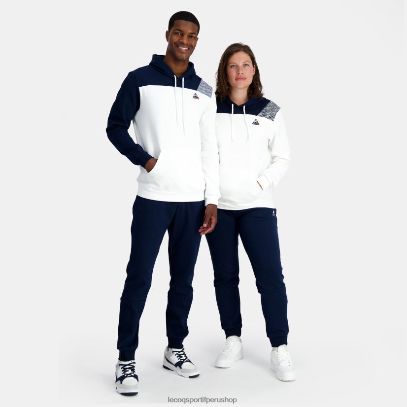 ropa hombres Le Coq Sportif sudadera con capucha blanca VR62VR20 - Le Coq sportif Peru online