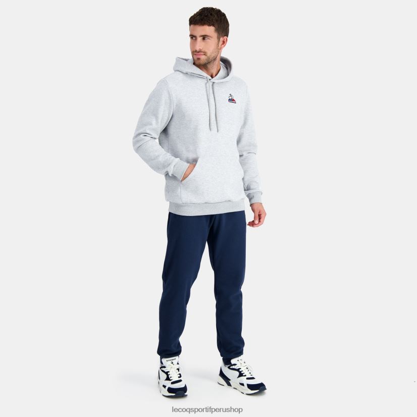 casacas Le Coq sportif - ropa hombres Le Coq Sportif sudadera con capucha gris VR62VR63