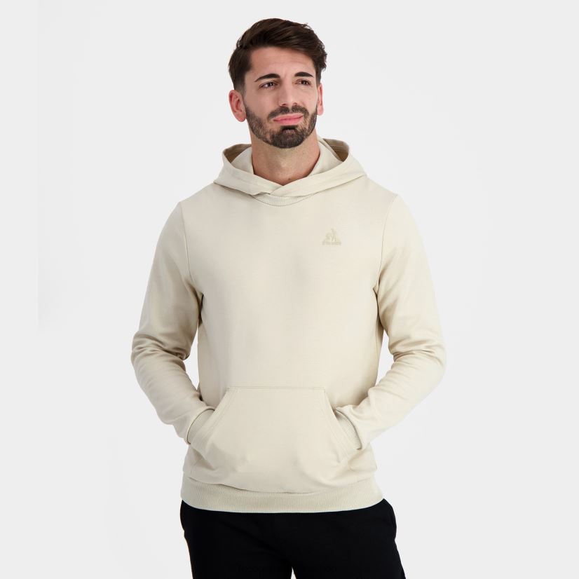 ropa hombres Le Coq Sportif sudadera con capucha marrón VR62VR9 - Le Coq shoes sales