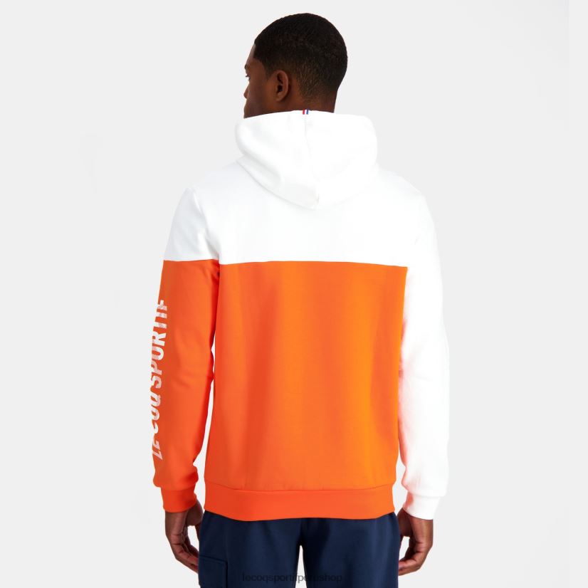 ropa hombres Le Coq Sportif sudadera con capucha naranja VR62VR18 - Le Coq sportif zapatillas hombre