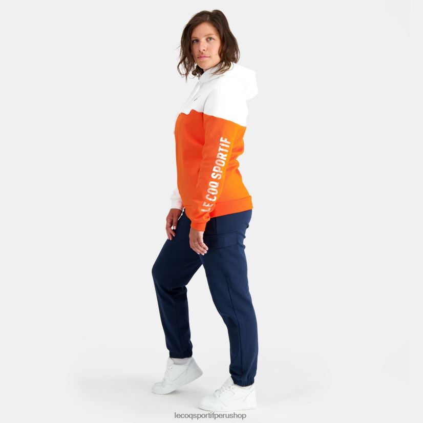 ropa hombres Le Coq Sportif sudadera con capucha naranja VR62VR18 - Le Coq sportif zapatillas hombre