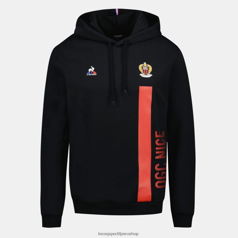 Le Coq sportif - ropa hombres Le Coq Sportif sudadera con capucha negra VR62VR15