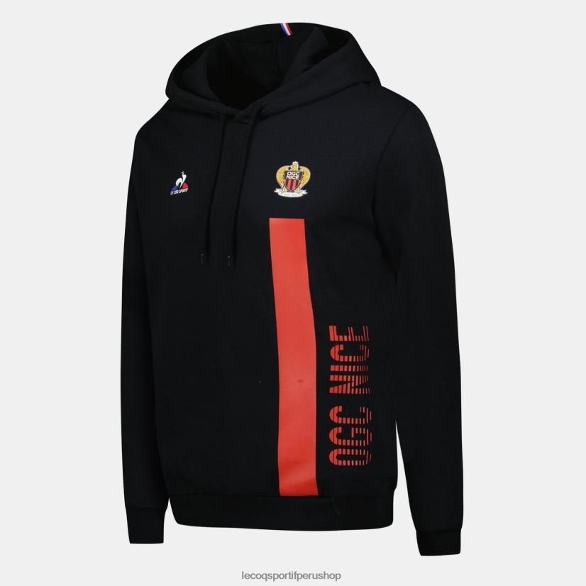 Le Coq sportif - ropa hombres Le Coq Sportif sudadera con capucha negra VR62VR15