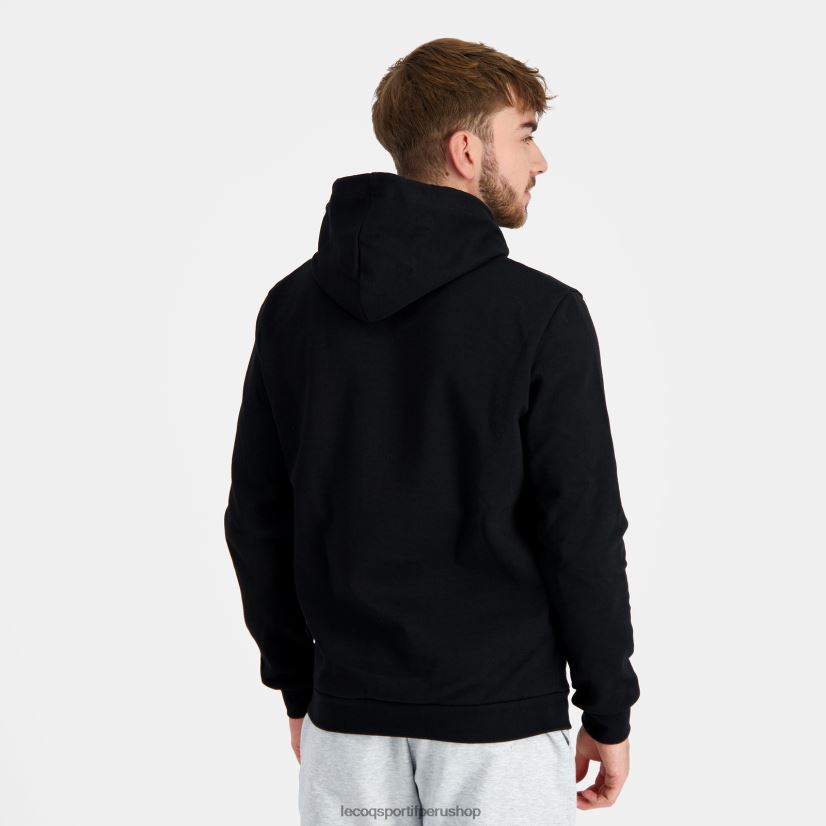 Le Coq sportif Peru - ropa hombres Le Coq Sportif sudadera con capucha negra VR62VR41