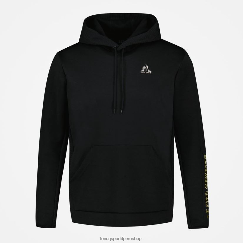ropa hombres Le Coq Sportif sudadera con capucha negra VR62VR440 - Le Coq sportif Peru online