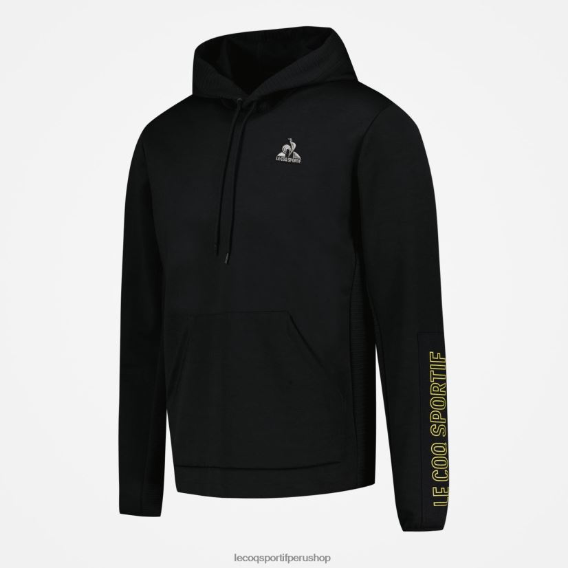 ropa hombres Le Coq Sportif sudadera con capucha negra VR62VR440 - Le Coq sportif Peru online