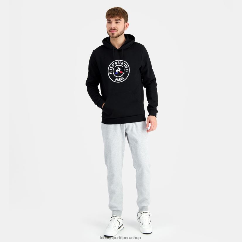 Le Coq shop - ropa hombres Le Coq Sportif sudadera con capucha negra VR62VR44