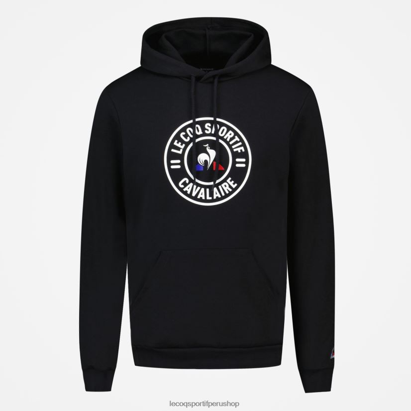 Le Coq sportif - ropa hombres Le Coq Sportif sudadera con capucha negra VR62VR45