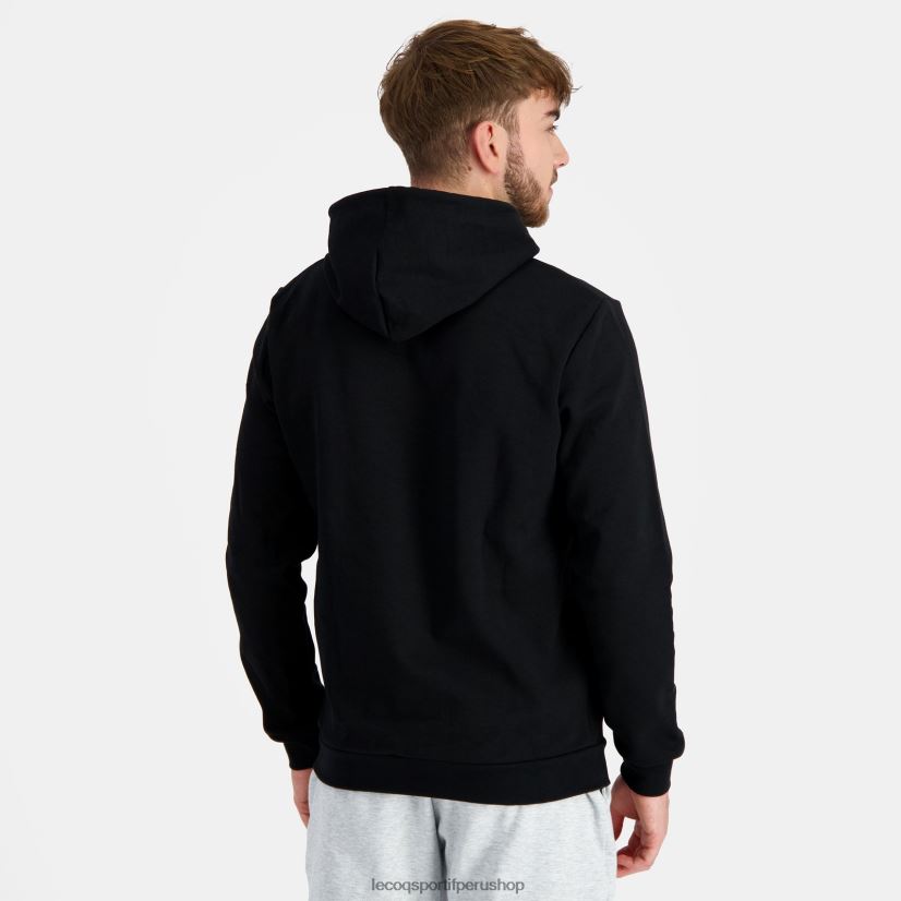 Le Coq sportif - ropa hombres Le Coq Sportif sudadera con capucha negra VR62VR45