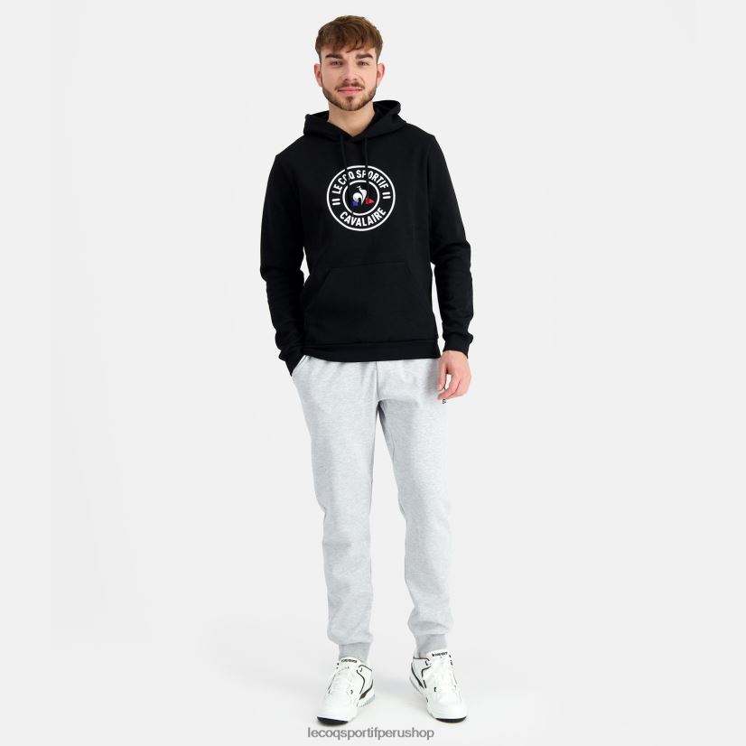 Le Coq sportif - ropa hombres Le Coq Sportif sudadera con capucha negra VR62VR45