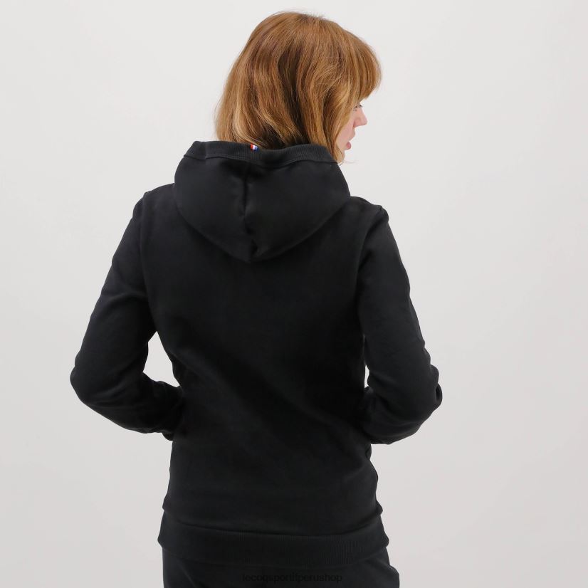 Le Coq sportif - ropa hombres Le Coq Sportif sudadera con capucha negra VR62VR493