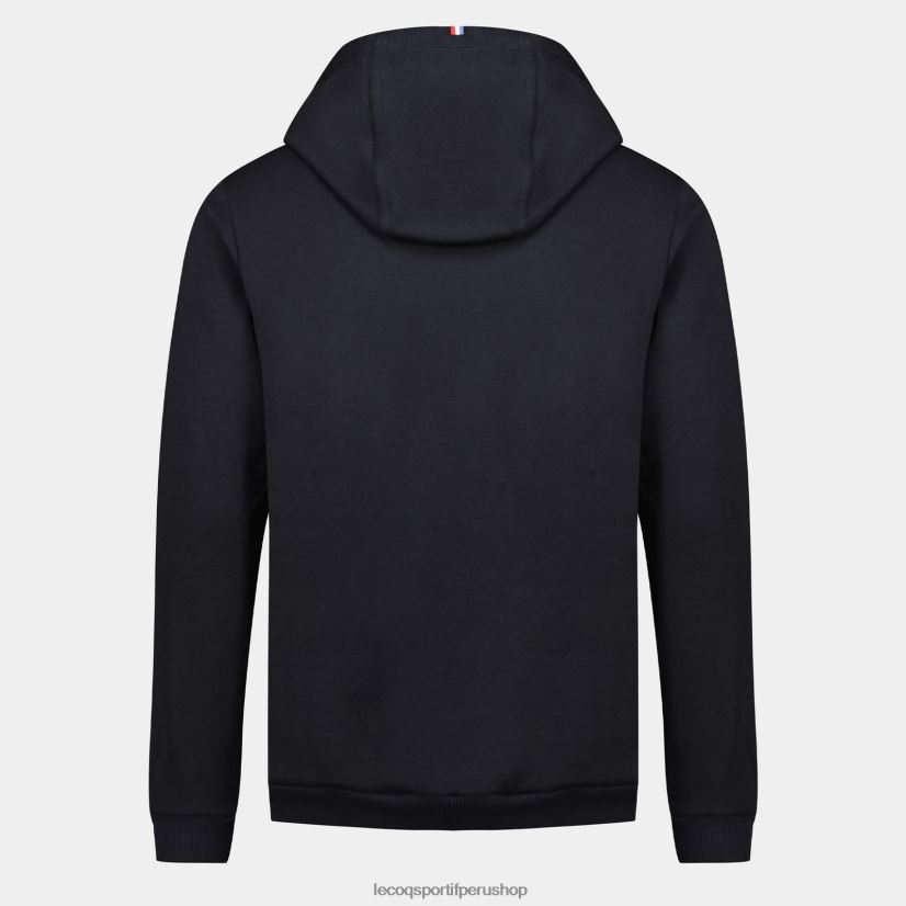 ropa hombres Le Coq Sportif sudadera con capucha negra VR62VR7 - polos Le Coq sportif Peru