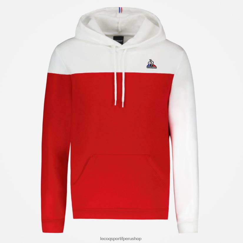 Le Coq sportif - ropa hombres Le Coq Sportif sudadera con capucha roja VR62VR435