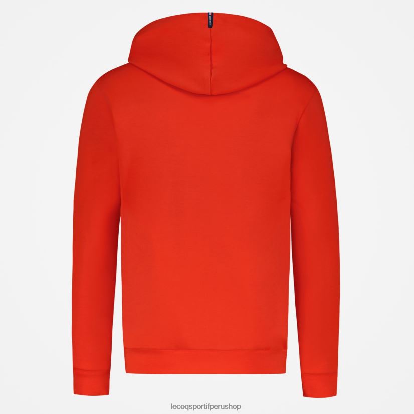 casacas Le Coq sportif - ropa hombres Le Coq Sportif sudadera con capucha roja VR62VR53