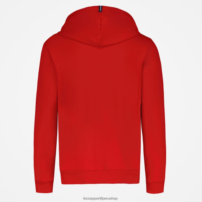 ropa hombres Le Coq Sportif sudadera con capucha roja VR62VR59 - Le Coq shoes sales