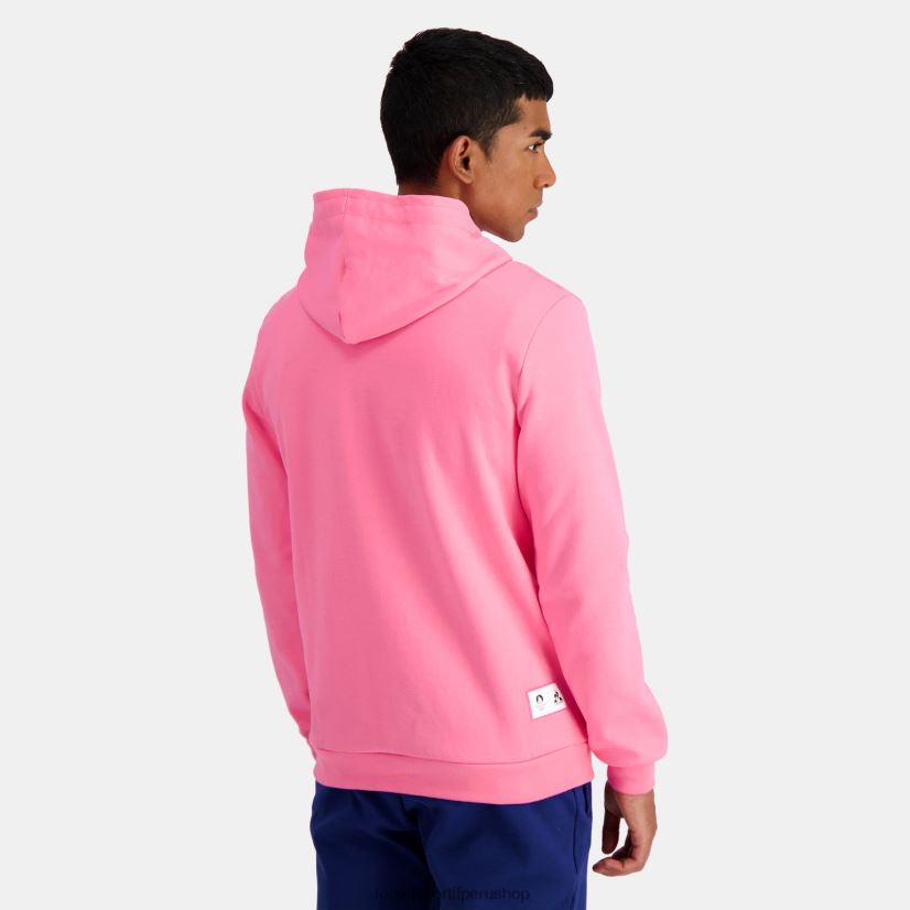 ropa hombres Le Coq Sportif sudadera con capucha rosa VR62VR30 - Le Coq sportif Peru online