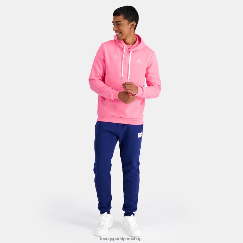 ropa hombres Le Coq Sportif sudadera con capucha rosa VR62VR30 - Le Coq sportif Peru online