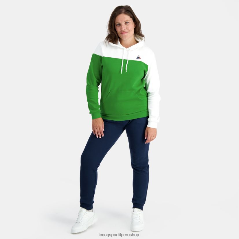 ropa hombres Le Coq Sportif sudadera con capucha verde VR62VR17 - polos Le Coq sportif Peru