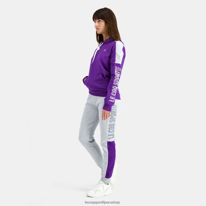 Le Coq sportif zapatillas - ropa hombres Le Coq Sportif sudadera con capucha violeta VR62VR442