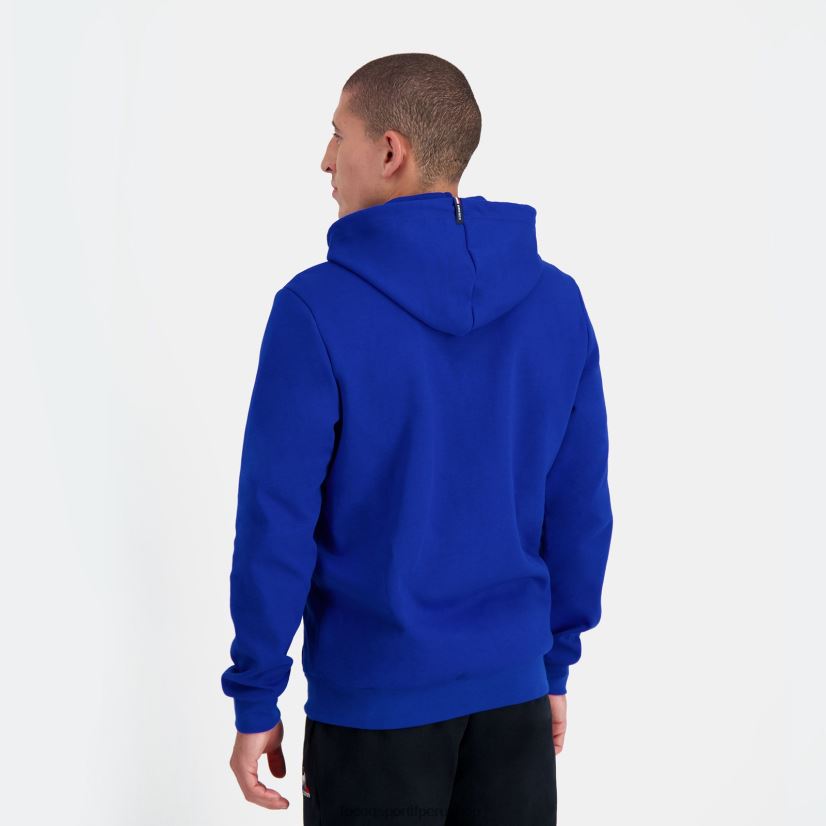 Le Coq shop - ropa hombres Le Coq Sportif sudadera con capucha y cremallera azul VR62VR54