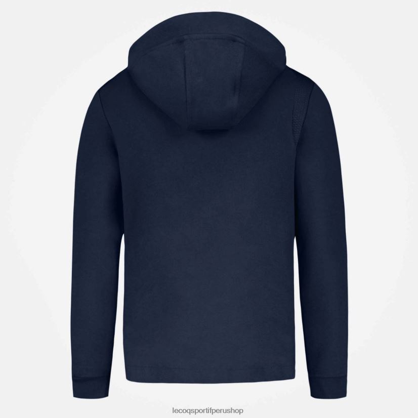 ropa hombres Le Coq Sportif sudadera con capucha y cremallera azul VR62VR69 - Le Coq shoes sales