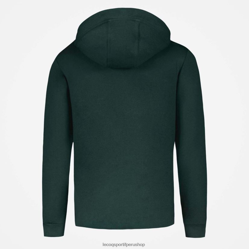 Le Coq sportif zapatillas - ropa hombres Le Coq Sportif sudadera con capucha y cremallera verde VR62VR462