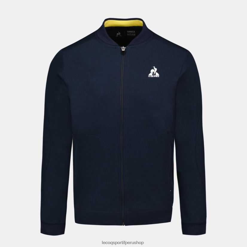 ropa hombres Le Coq Sportif sudadera con cremallera azul VR62VR19 - Le Coq shoes sales