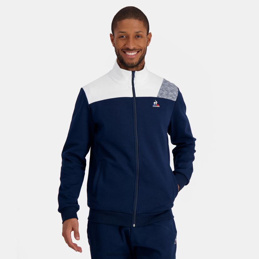casacas Le Coq sportif - ropa hombres Le Coq Sportif sudadera con cremallera azul VR62VR23