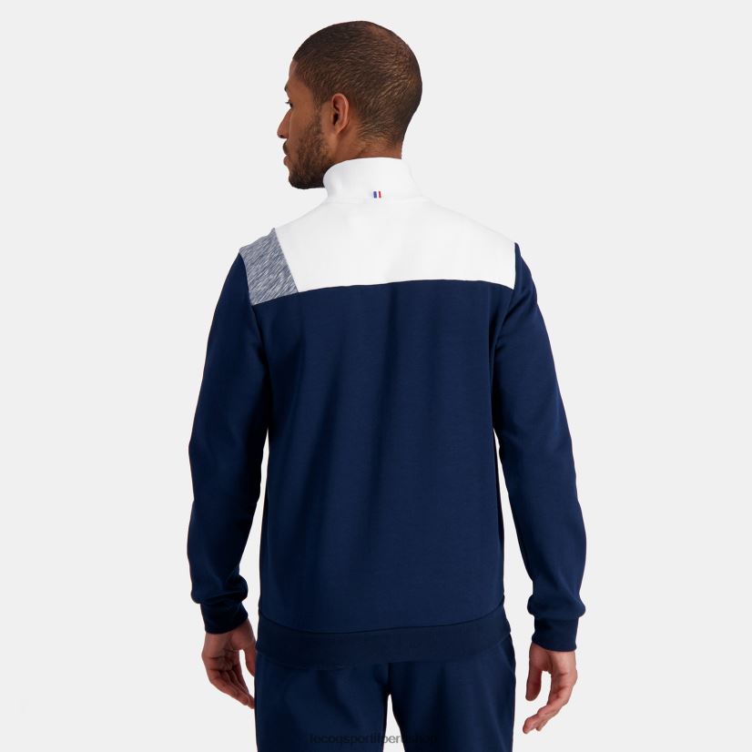 casacas Le Coq sportif - ropa hombres Le Coq Sportif sudadera con cremallera azul VR62VR23