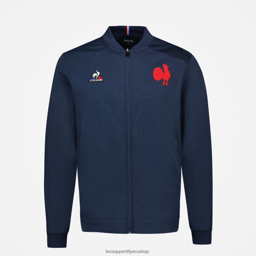 ropa hombres Le Coq Sportif sudadera con cremallera azul VR62VR474 - Le Coq shoes sales