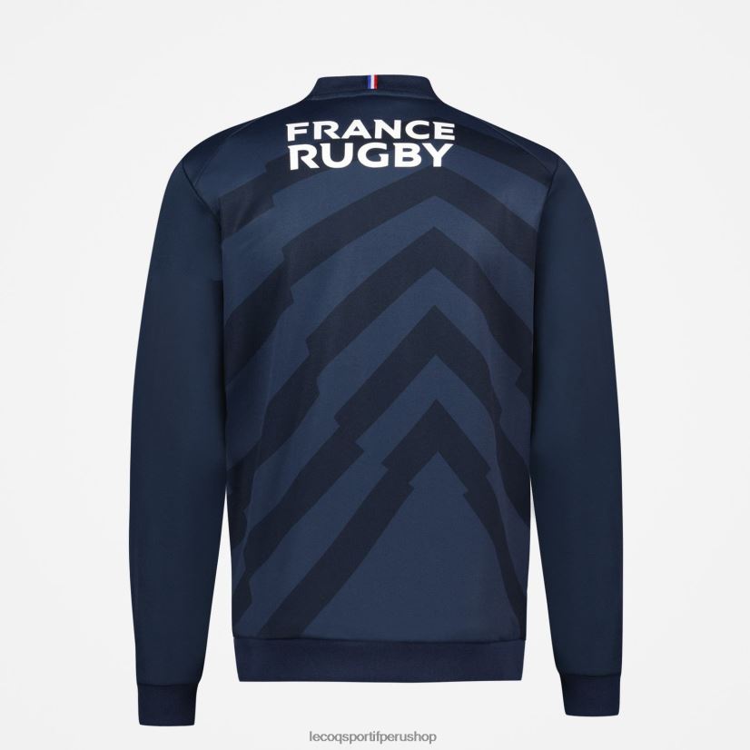 ropa hombres Le Coq Sportif sudadera con cremallera azul VR62VR474 - Le Coq shoes sales