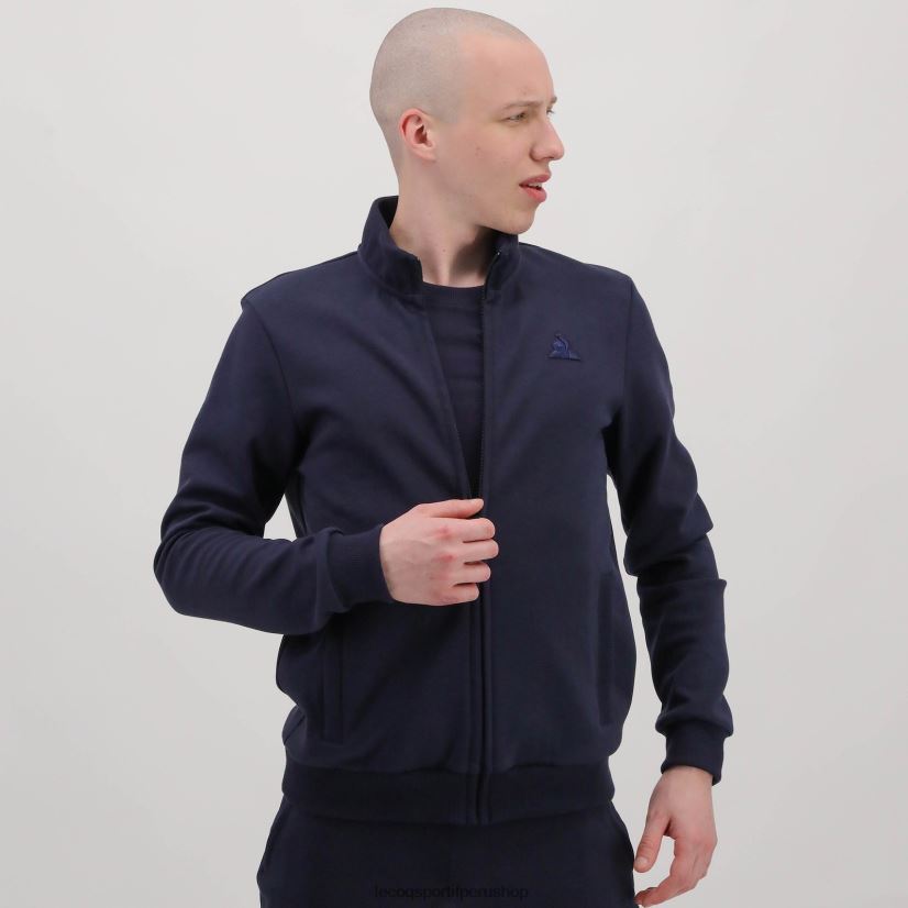 ropa hombres Le Coq Sportif sudadera con cremallera azul VR62VR77 - polos Le Coq sportif Peru