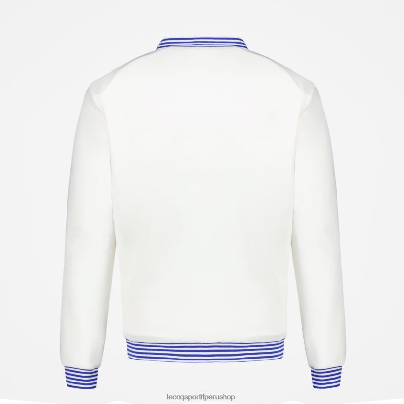 ropa hombres Le Coq Sportif sudadera con cremallera blanca VR62VR472 - Le Coq sportif zapatillas hombre