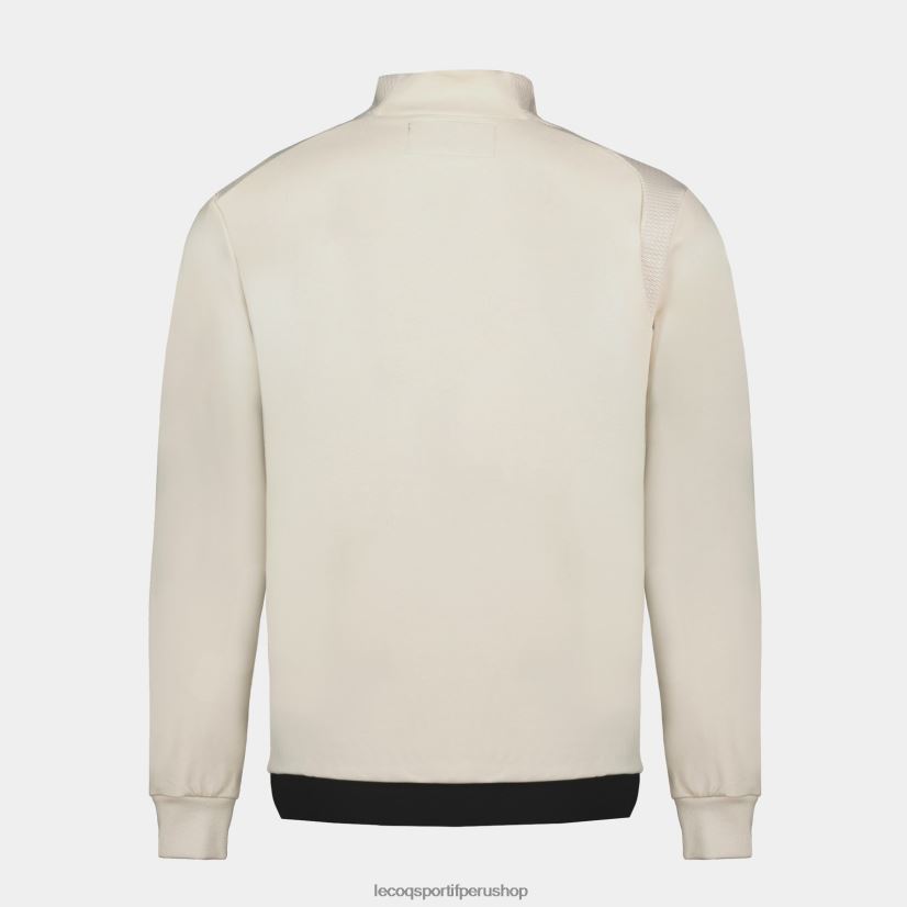 ropa hombres Le Coq Sportif sudadera con cremallera marrón VR62VR8 - Le Coq sportif zapatillas hombre