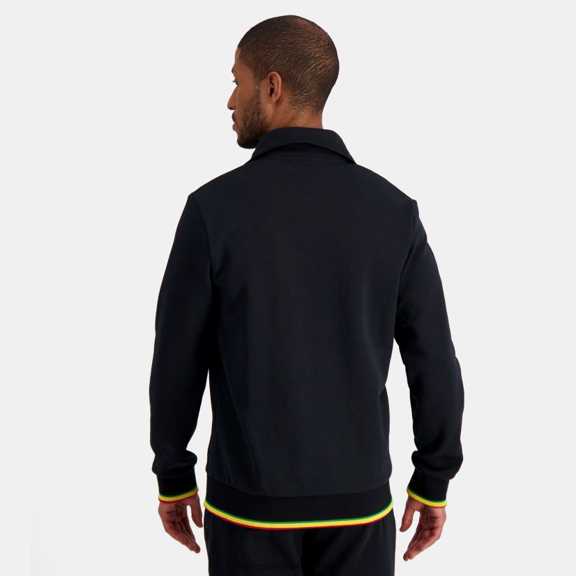 casacas Le Coq sportif - ropa hombres Le Coq Sportif sudadera con cremallera negra VR62VR432
