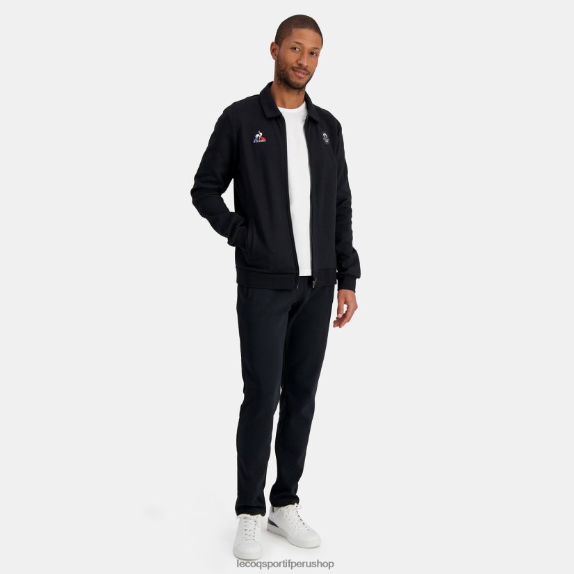 Le Coq sportif zapatillas - ropa hombres Le Coq Sportif sudadera con cremallera negra VR62VR489