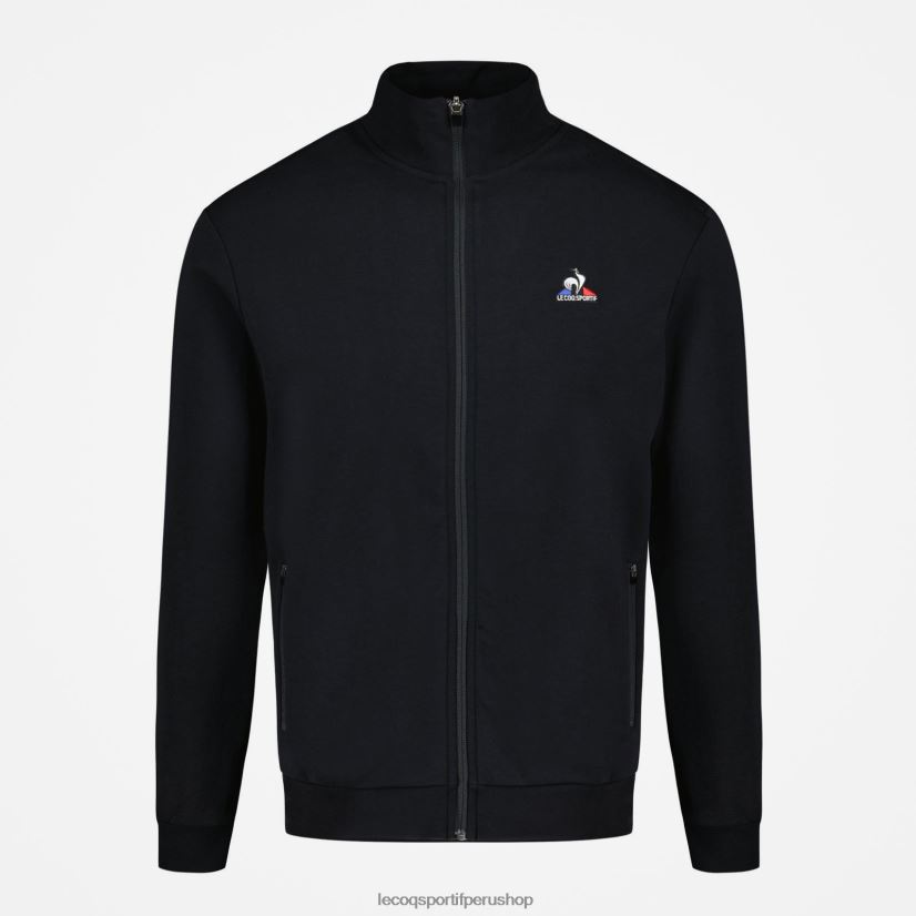 Le Coq sportif Peru - ropa hombres Le Coq Sportif sudadera con cremallera negra VR62VR51