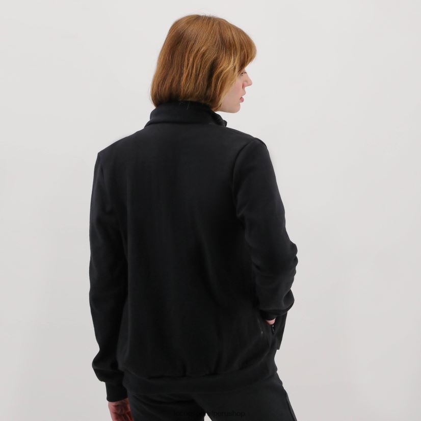 ropa hombres Le Coq Sportif sudadera con cremallera negra VR62VR78 - Le Coq sportif zapatillas hombre