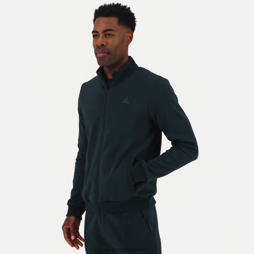 casacas Le Coq sportif - ropa hombres Le Coq Sportif sudadera con cremallera verde VR62VR463
