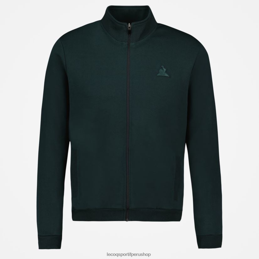 casacas Le Coq sportif - ropa hombres Le Coq Sportif sudadera con cremallera verde VR62VR463