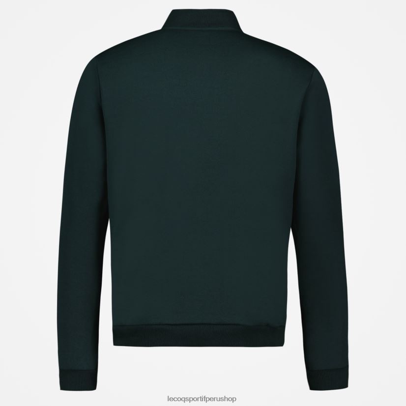 casacas Le Coq sportif - ropa hombres Le Coq Sportif sudadera con cremallera verde VR62VR463