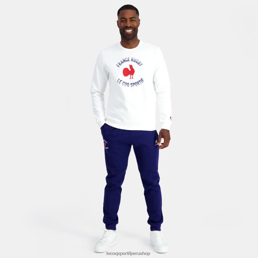 casacas Le Coq sportif - ropa hombres Le Coq Sportif sudadera - francia rugby blanco VR62VR3